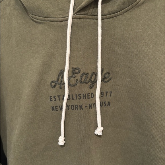 Men’s American Eagle hoodie Green Brand New size Large - Picture 2 of 5